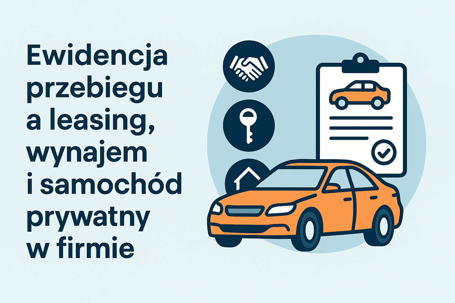 Ewidencja przebiegu a leasing, wynajem i samochód prywatny w firmie